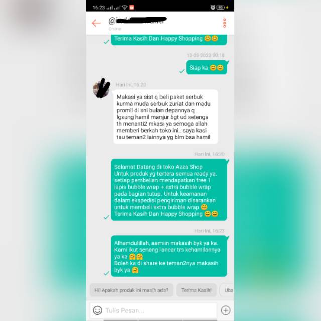 Paket Promil Lengkap Al Shofa Free Tespek