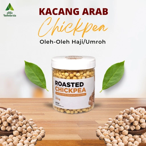 Image of Kacang Arab Premium Panggang Renyah & Gurih Original 100% Roasted Chickpeas Chickpea Garbanzo Hummus