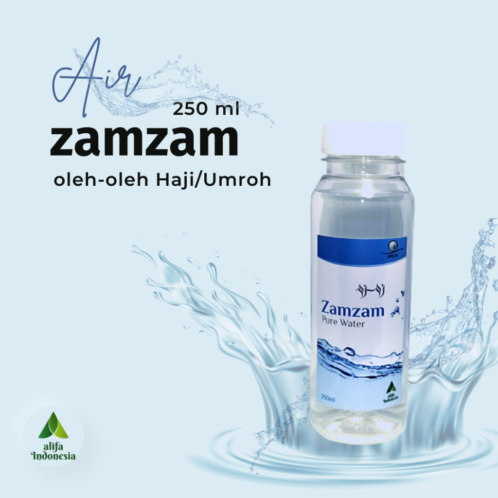 Paket Promil Serbuk Zuriat Isi 2 + Air Zamzam 250ml Free Bubble dan Kardus