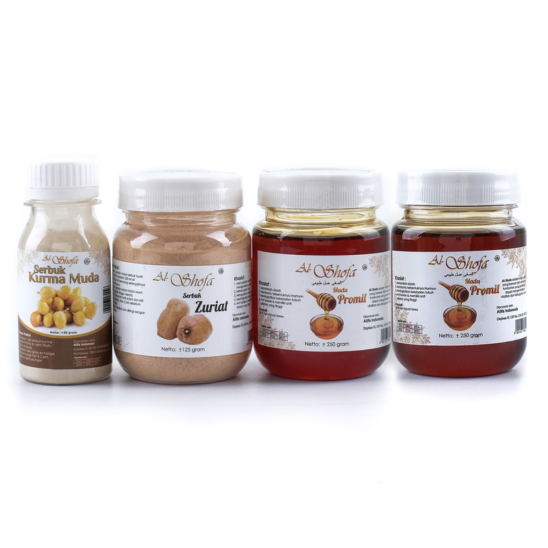 Paket Promil Lengkap Al Shofa Free Kardus Free Bubble dan Tespek