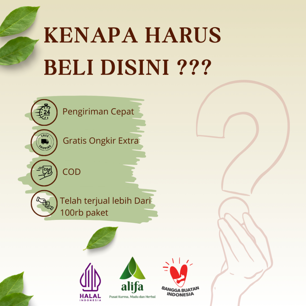 Paket Promil Serbuk Kurma Al Shofa dan Madu Promil Al Shofa Free Kardus,Bubble dan Tespek