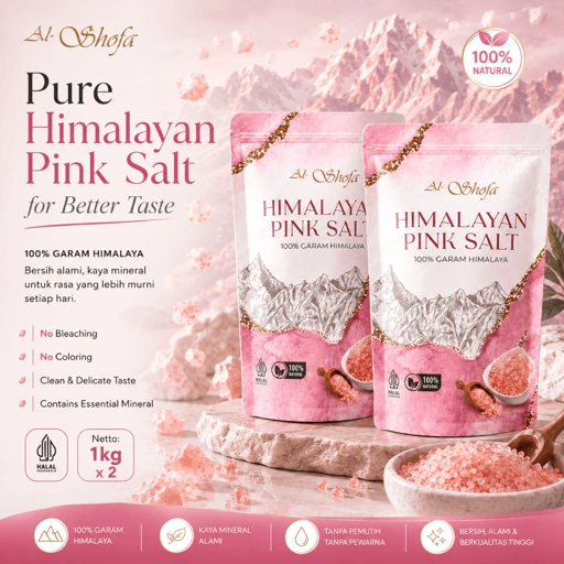 Image of Paket Hemat Garam Himalaya 1kg x 2
