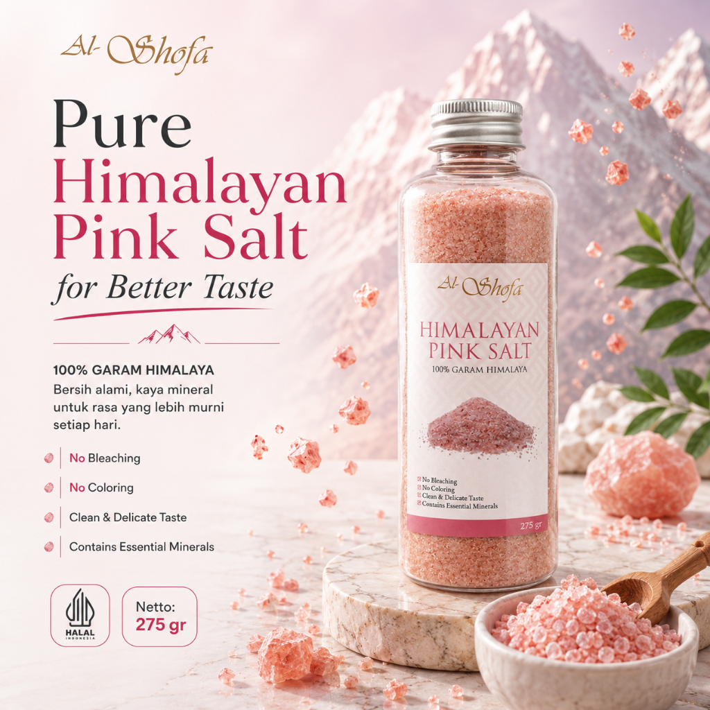 Garam Himalaya 275gram Natural Himalayan Pink Salt