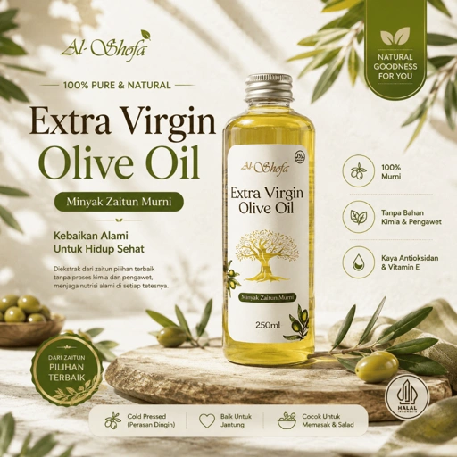Image of Extra Virgin Olive Oil Minyak Zaitun Murni 250ml