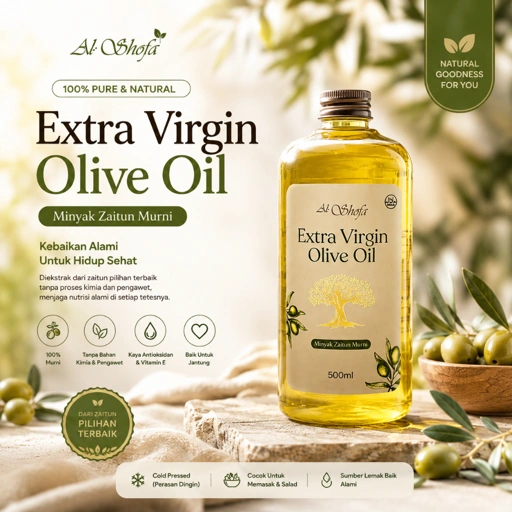Image of Extra Virgin Olive Oil Minyak Zaitun Murni 500ml