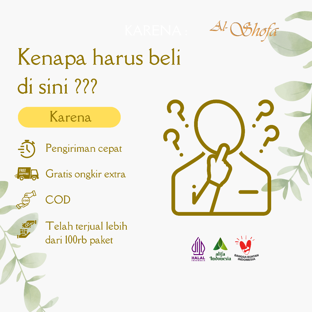 Serbuk Zuriat Al Shofa Promil 125gr