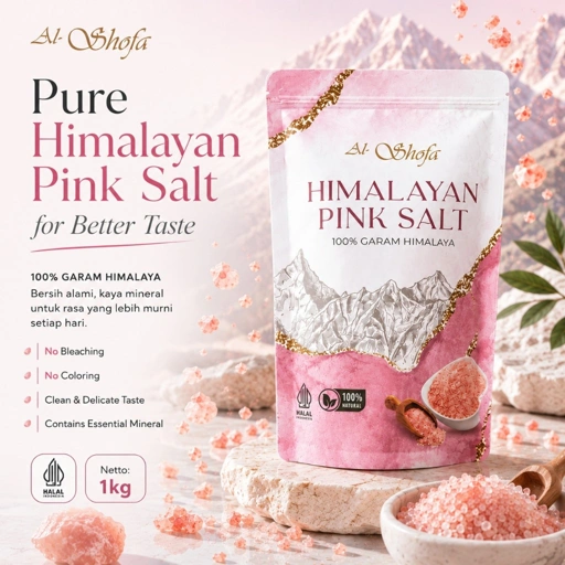 Image of Garam Himalaya Al Shofa 1kg Himalayan Pink Salt Original