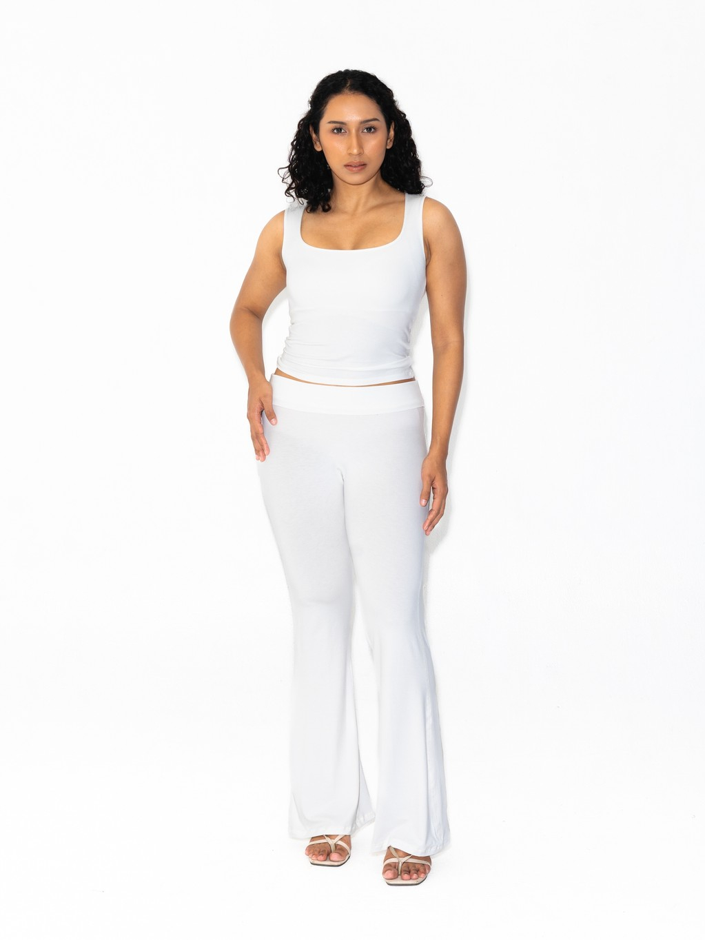 SUMA Verge Fold Flared Legging Pants - Celana Yoga Legging Wanita