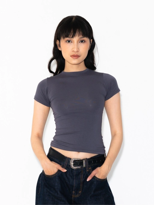 SUMA Eira Fitted T-Shirt - Atasan Kaos Lengan Pendek Wanita