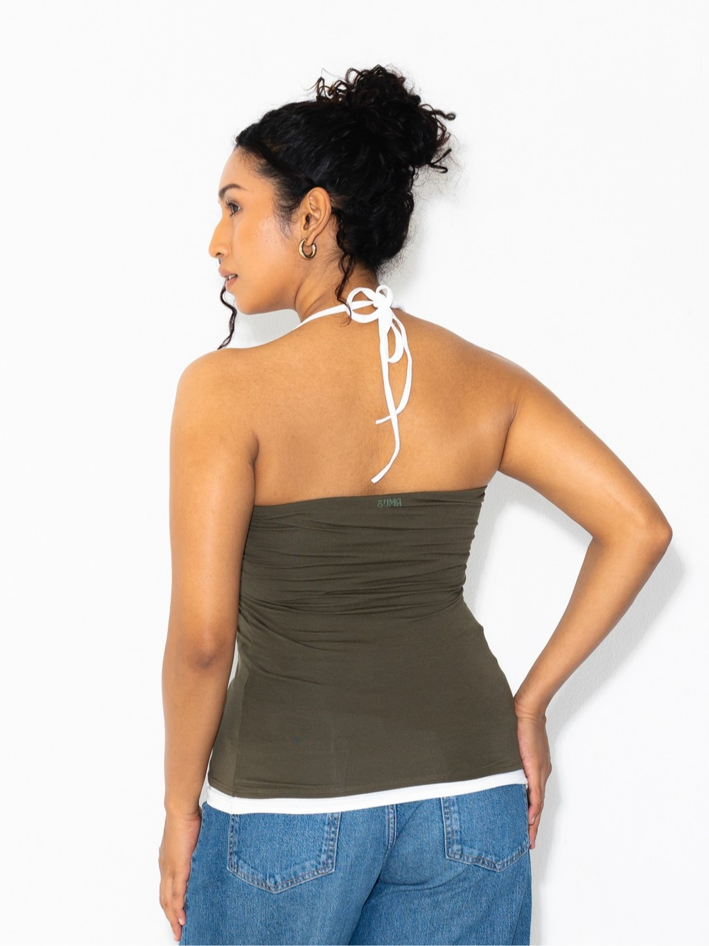 SUMA Hush Tube-Halter Top Layered Fitted - Atasan Tanktop Kemben Wanita
