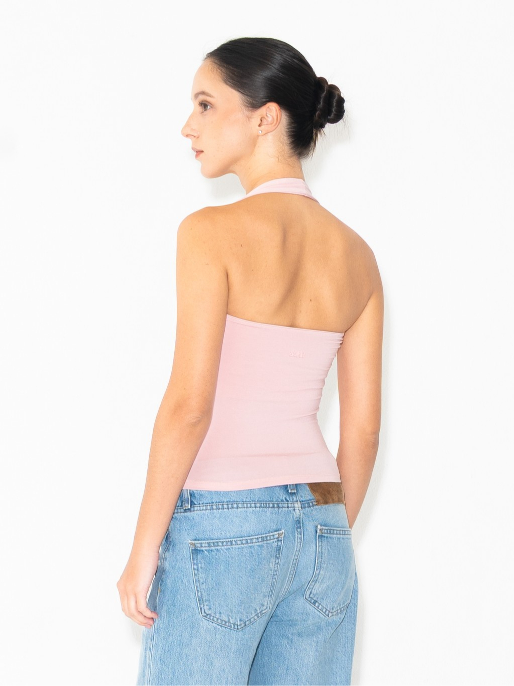 SUMA Haze Halter Neck Top Fitted - Atasan Tanktop Wanita