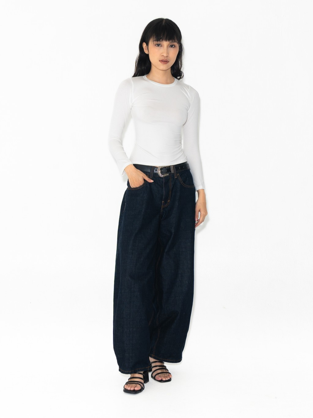 SUMA Nova Longsleeve Fitted T-Shirt - Atasan Kaos Lengan Panjang Wanita