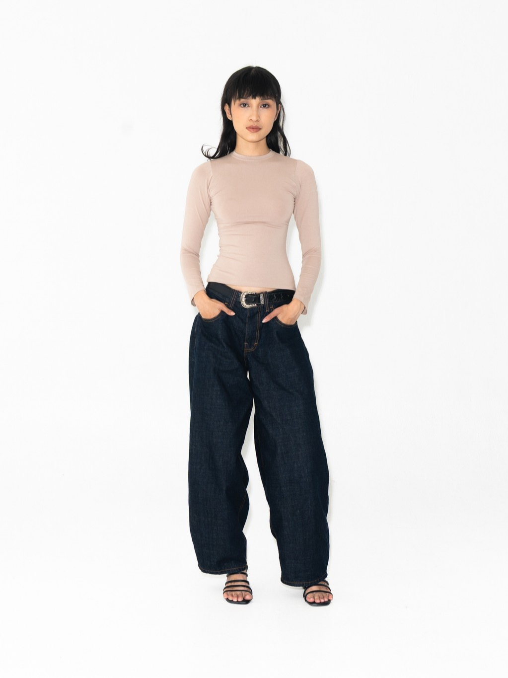 SUMA Nova Longsleeve Fitted T-Shirt - Atasan Kaos Lengan Panjang Wanita