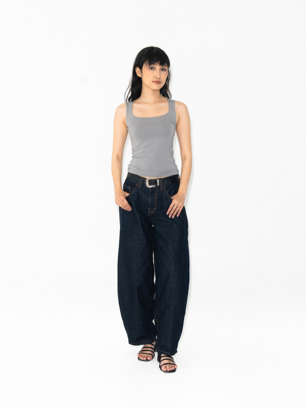 SUMA Halo Wide Neck Top Fitted - Atasan Tanktop Wanita