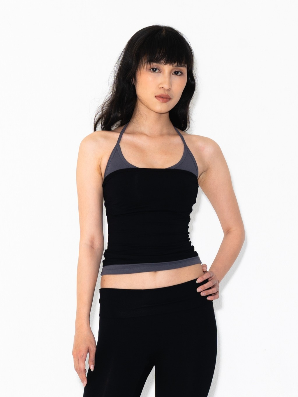SUMA Hush Tube-Halter Top Layered Fitted - Atasan Tanktop Kemben Wanita