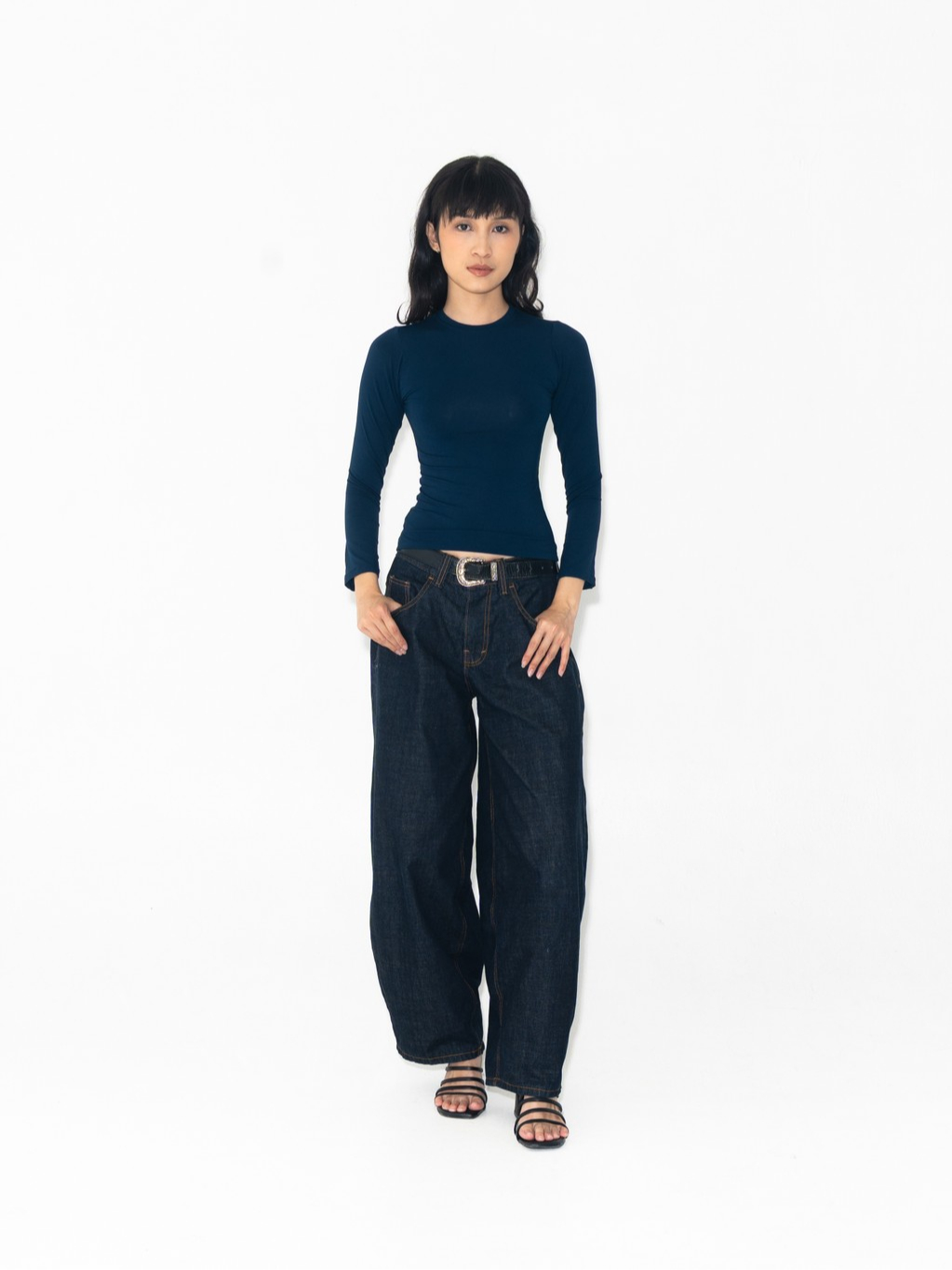 SUMA Nova Longsleeve Fitted T-Shirt - Atasan Kaos Lengan Panjang Wanita