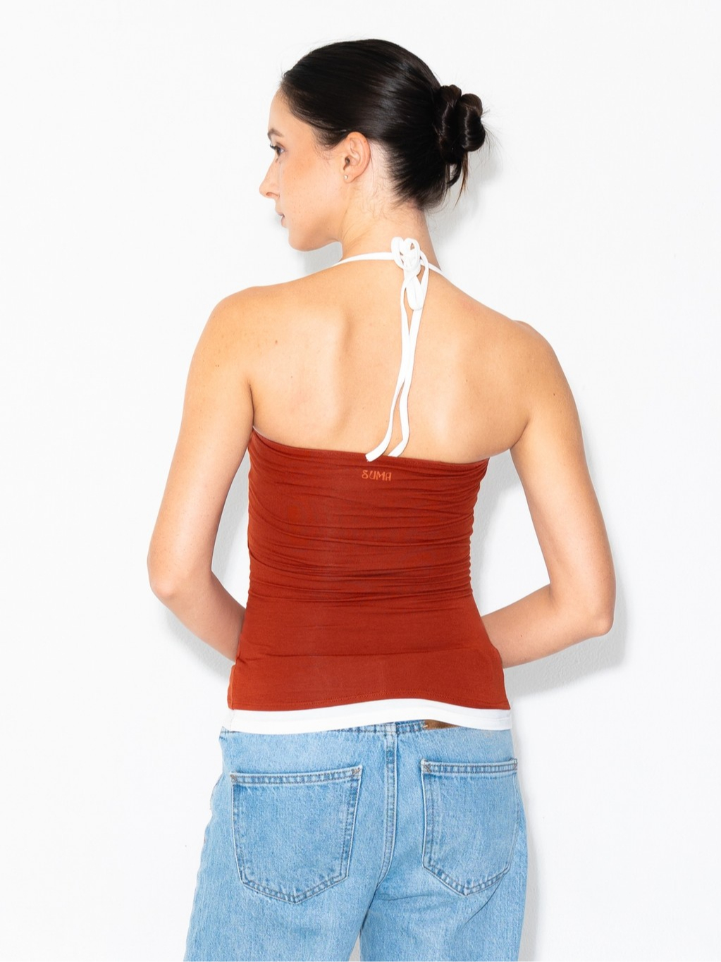 SUMA Hush Tube-Halter Top Layered Fitted - Atasan Tanktop Kemben Wanita