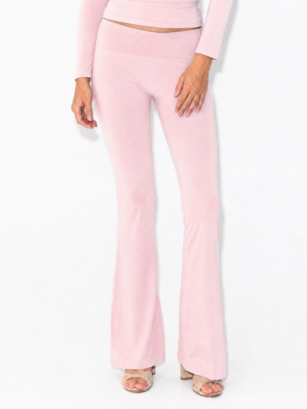 SUMA Verge Fold Flared Legging Pants - Celana Yoga Legging Wanita