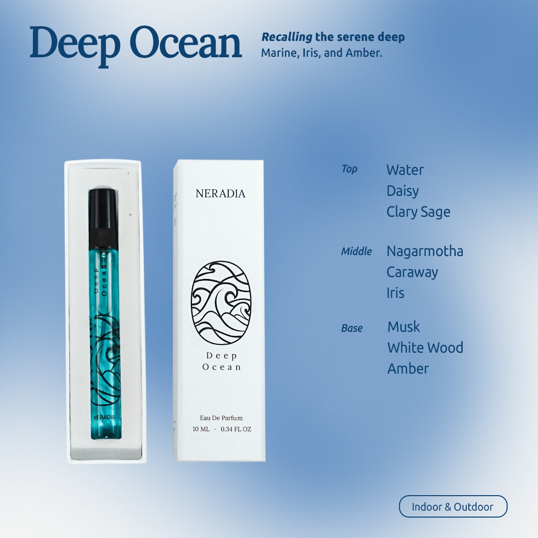 Neradia Eau de Parfum - Deep ocean 10ml