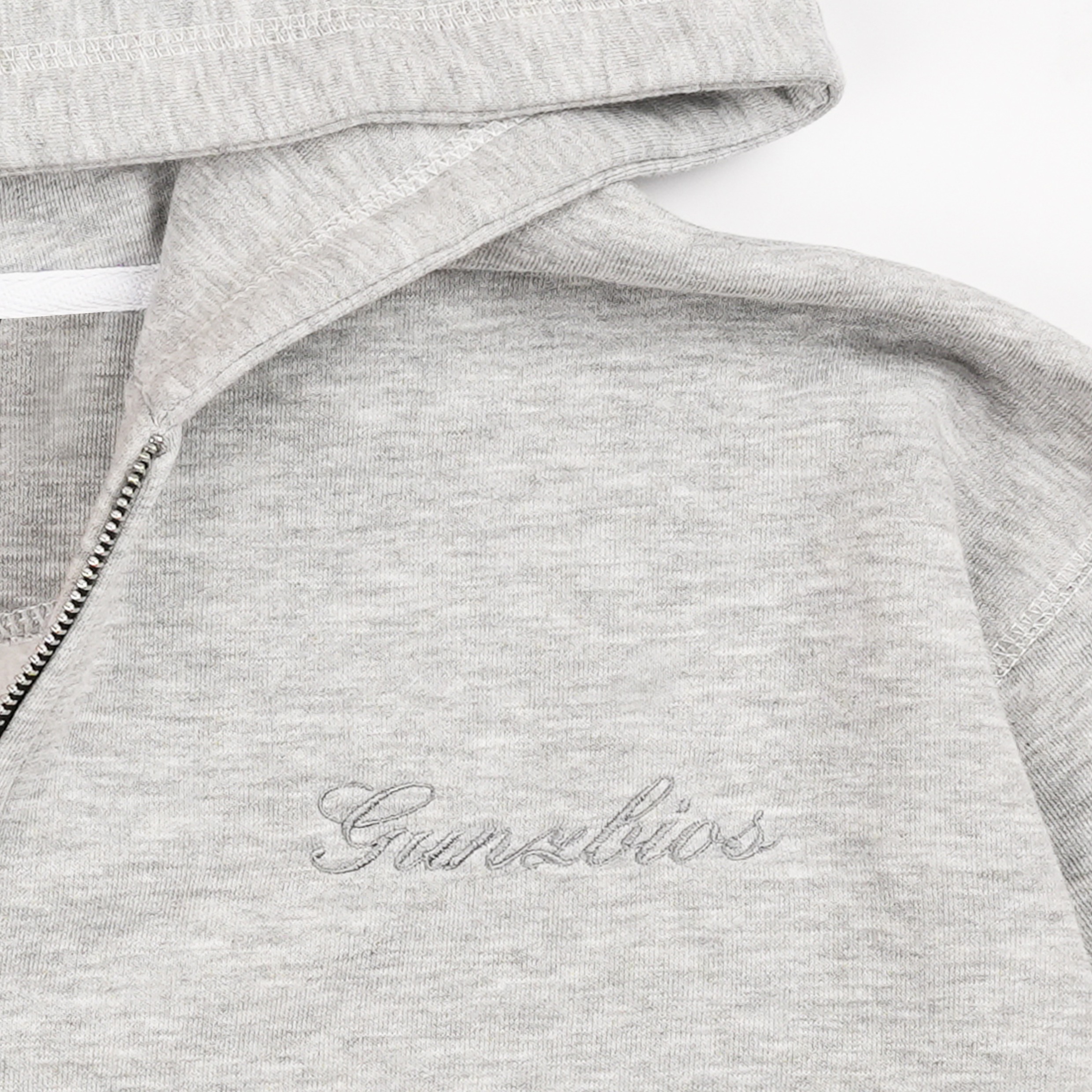 AccentAmbios x GunZ Zip Hoodie BackBone Grey