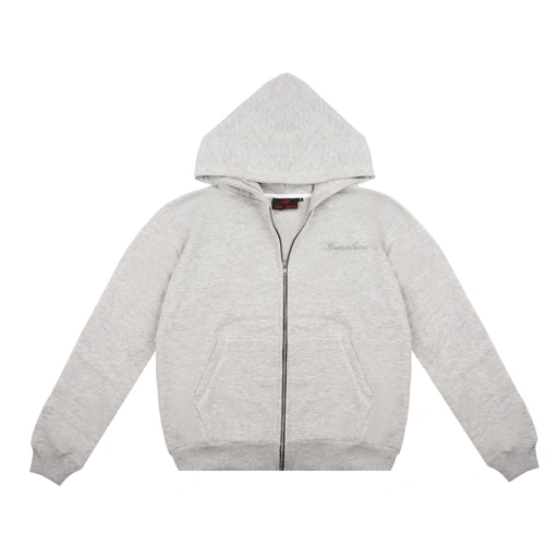 Image of AccentAmbios x GunZ Zip Hoodie BackBone Grey