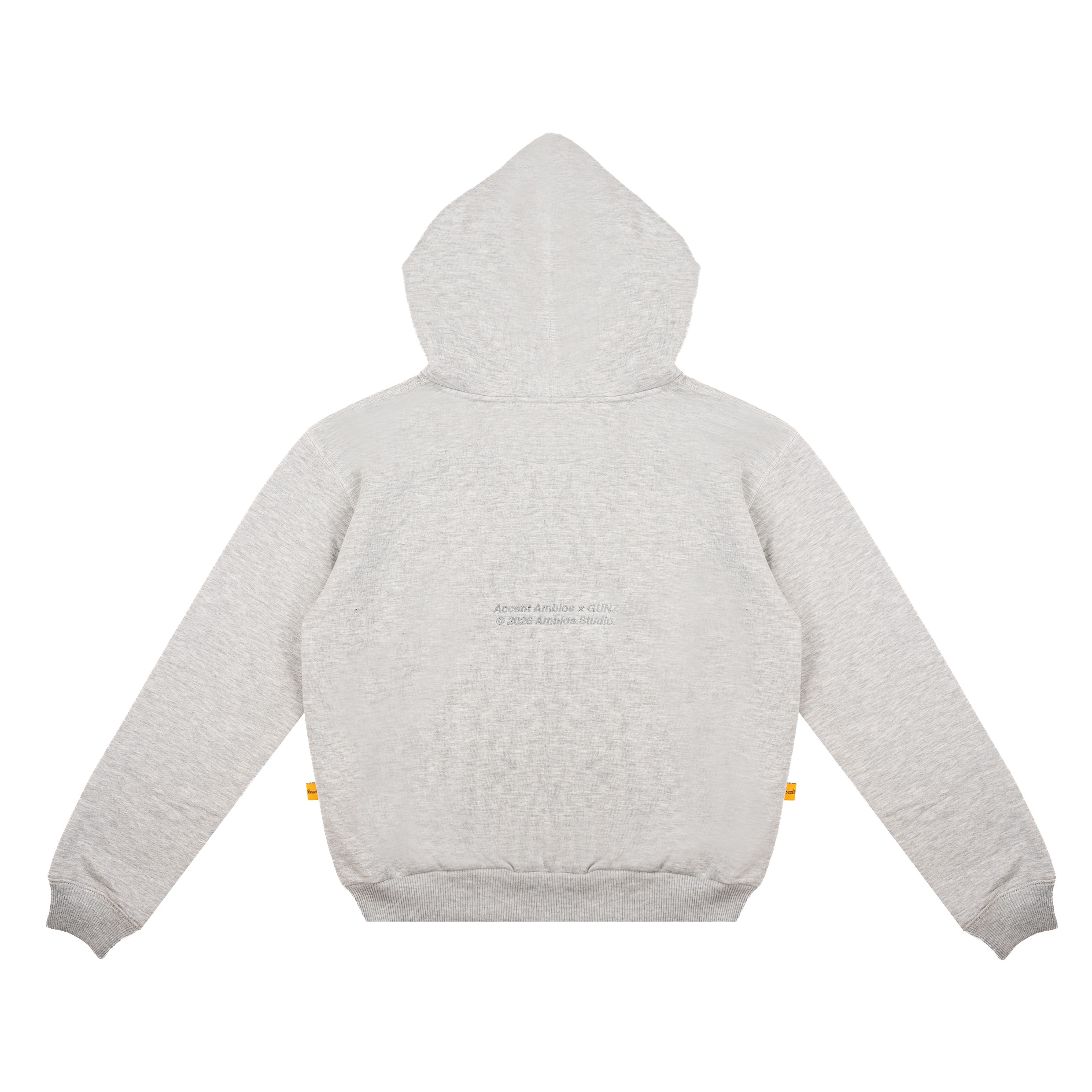 AccentAmbios x GunZ Zip Hoodie BackBone Grey