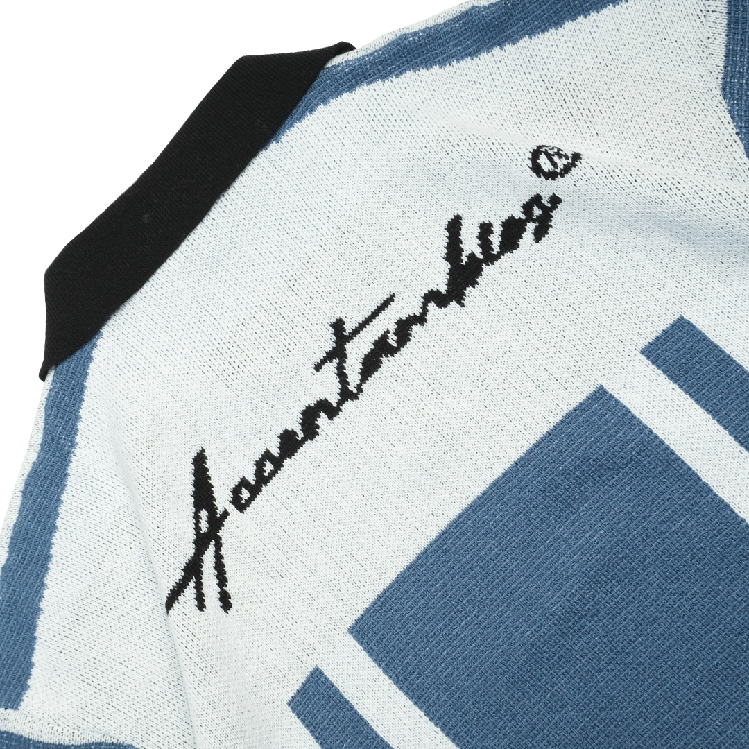 AccentAmbios ShortSleeve Jersey KnitWear Blue