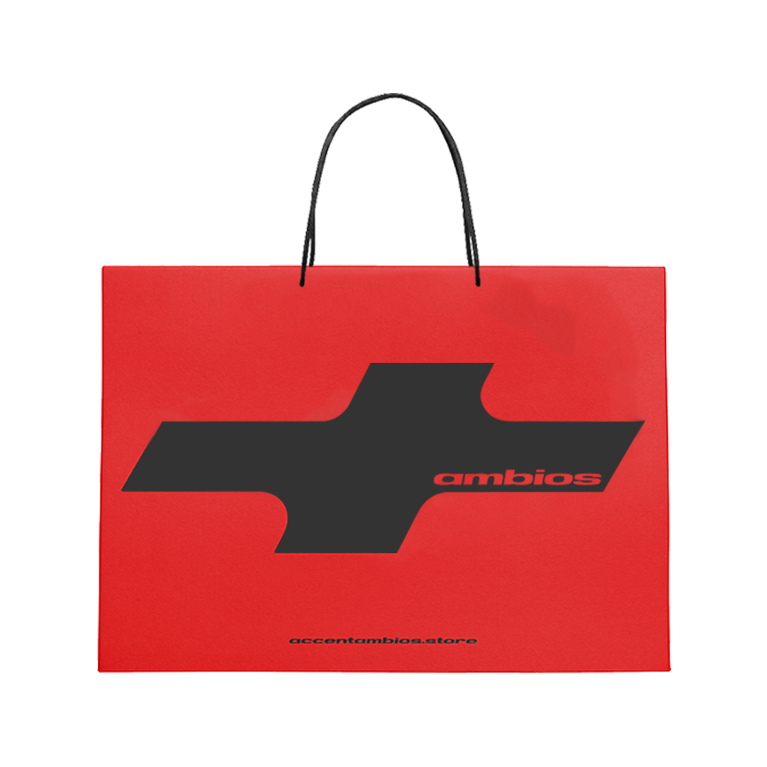 AccentAmbios PaperBag Black ( 35cm x13cm x 28cm )
