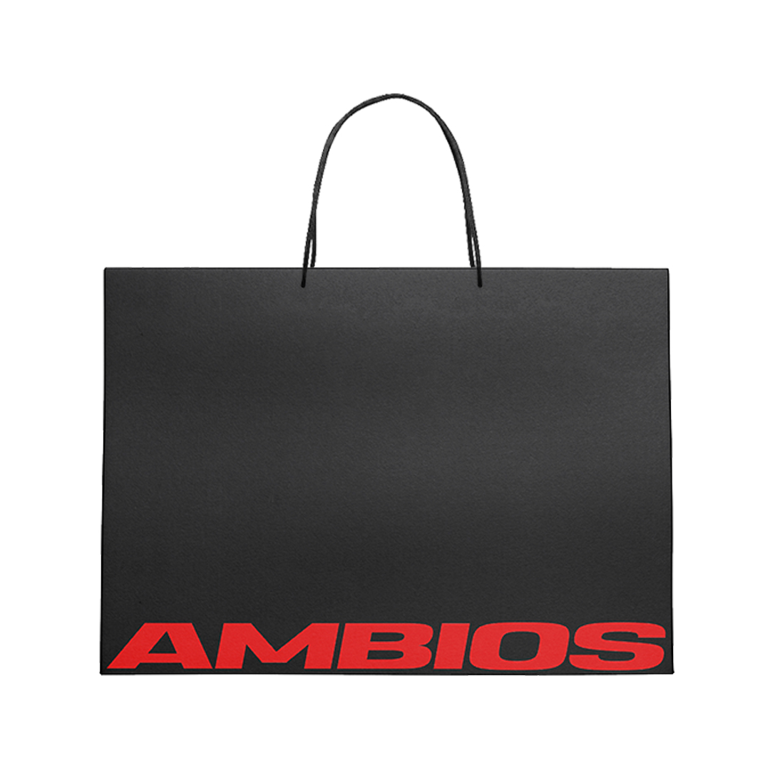 AccentAmbios PaperBag Black ( 35cm x13cm x 28cm )