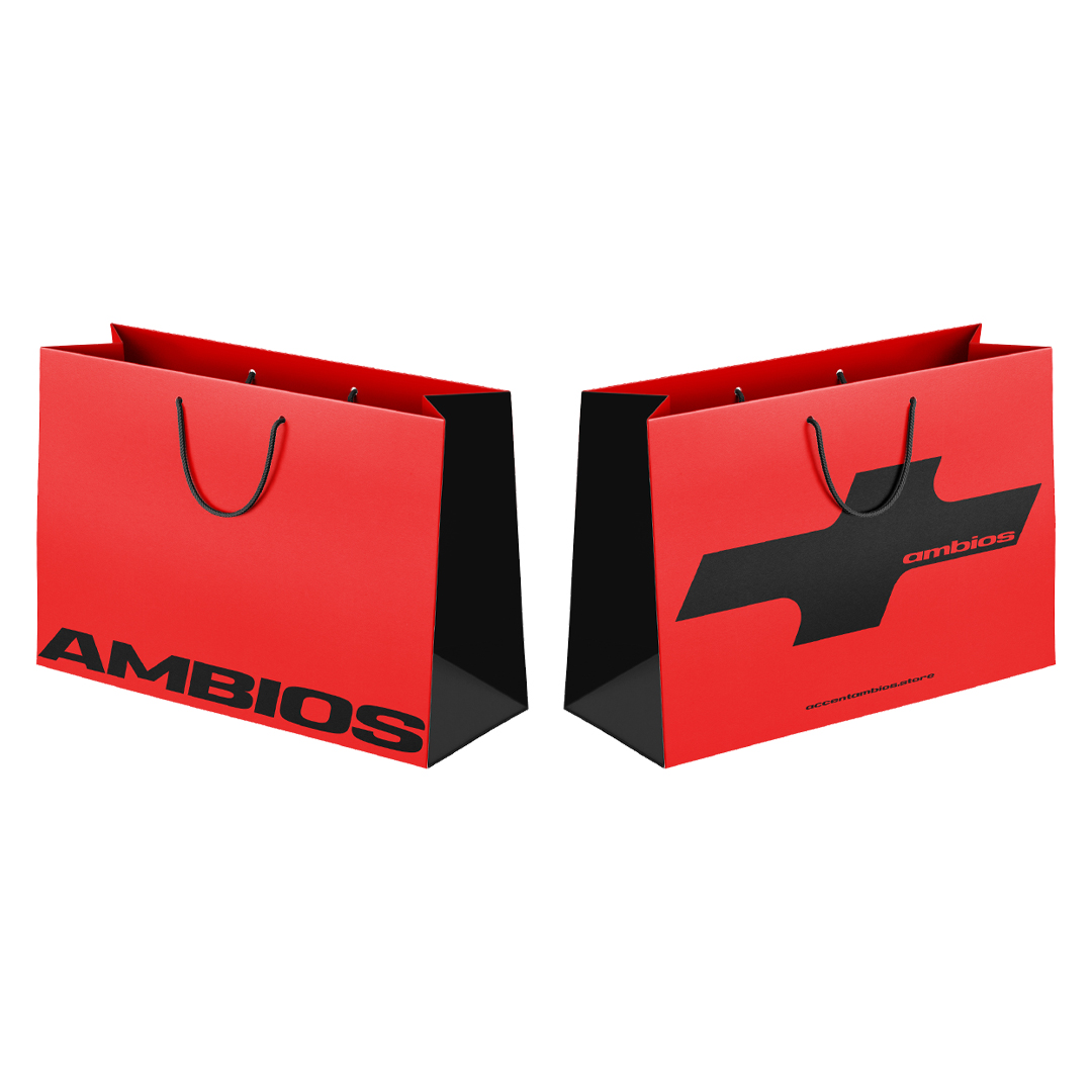 AccentAmbios PaperBag Black ( 35cm x13cm x 28cm )