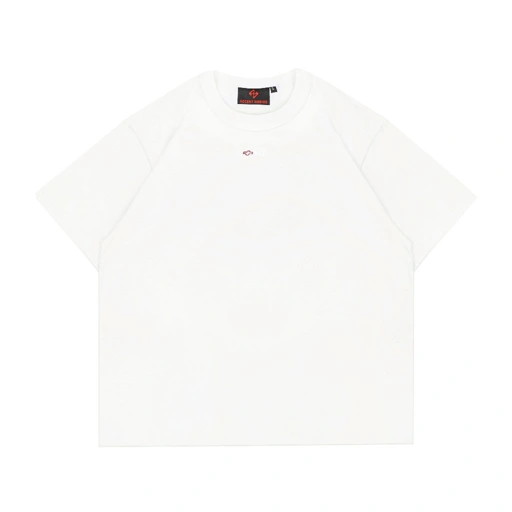 AccentAmbios Fitted Tee Unisex 16s Blank White Cotton 16s