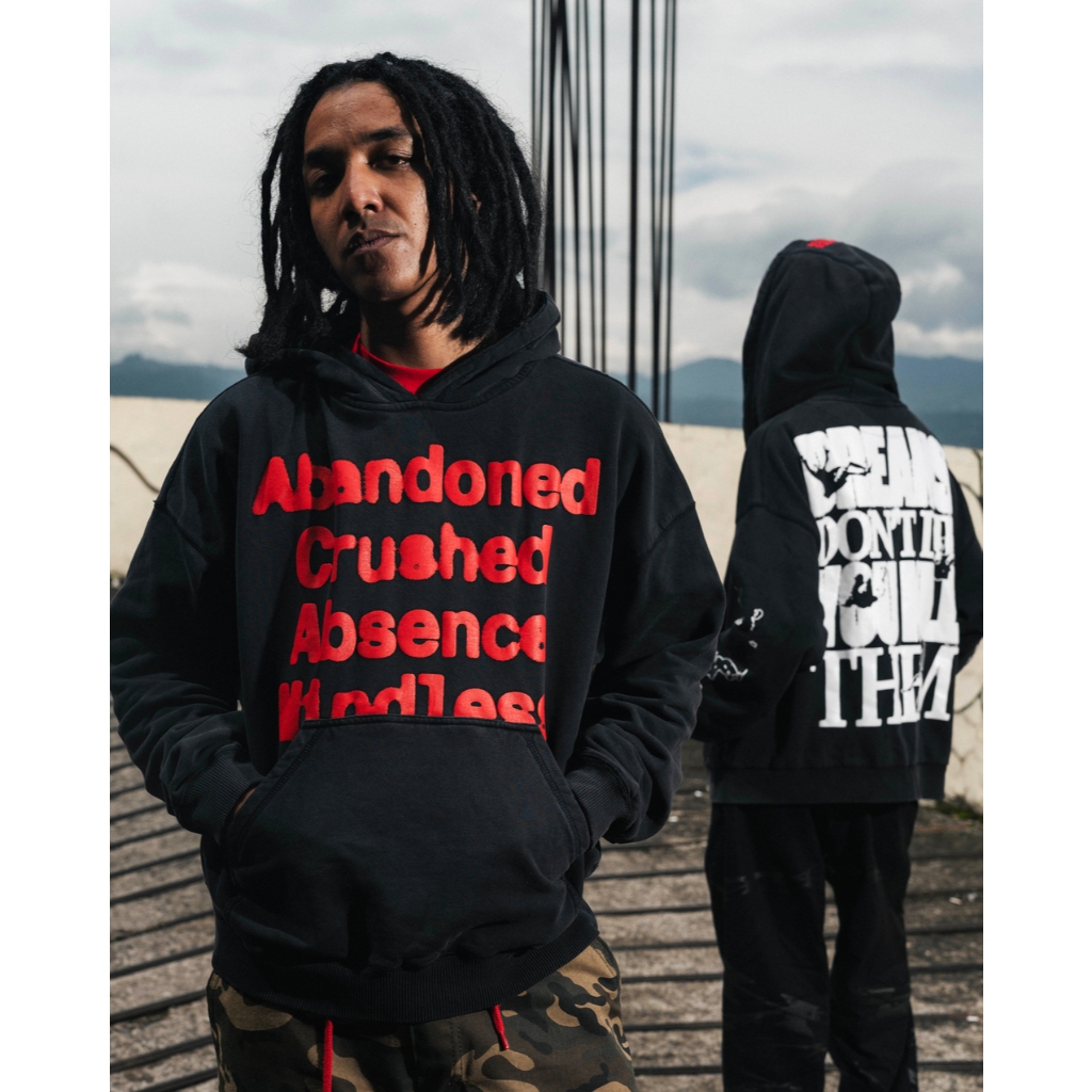 AccentAmbios Emptiness Vintage Washed Hoodie 330 Gsm