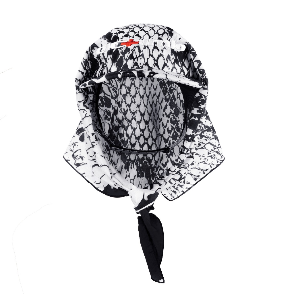 AccentAmbios Scarf Unisex Juvenile White Parasut Crinkle