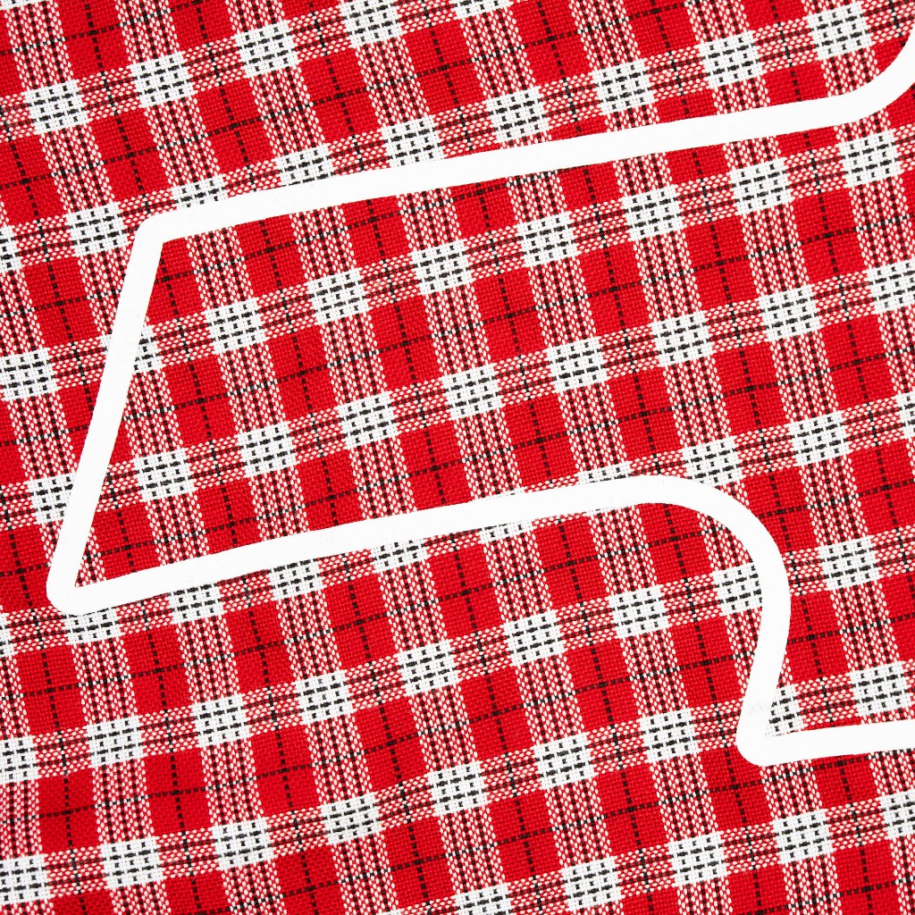 AccentAmbios Kemeja Boxy Unisex Cherries Plaid Shirt Plaid Fabric