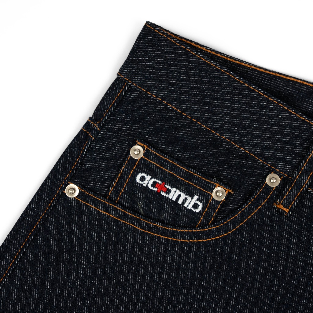 AccentAmbios Jorts Unisex Obscene Denim Blue Denim