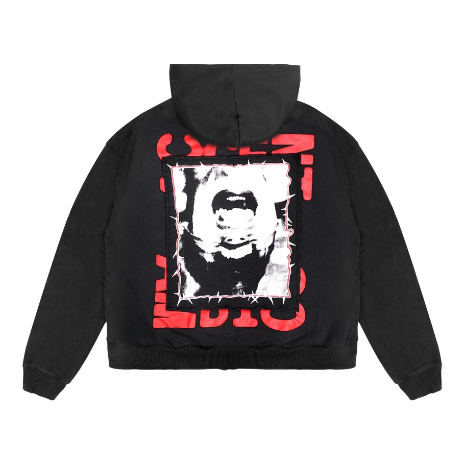 AccentAmbios Emptiness Vintage Washed Hoodie 330 Gsm