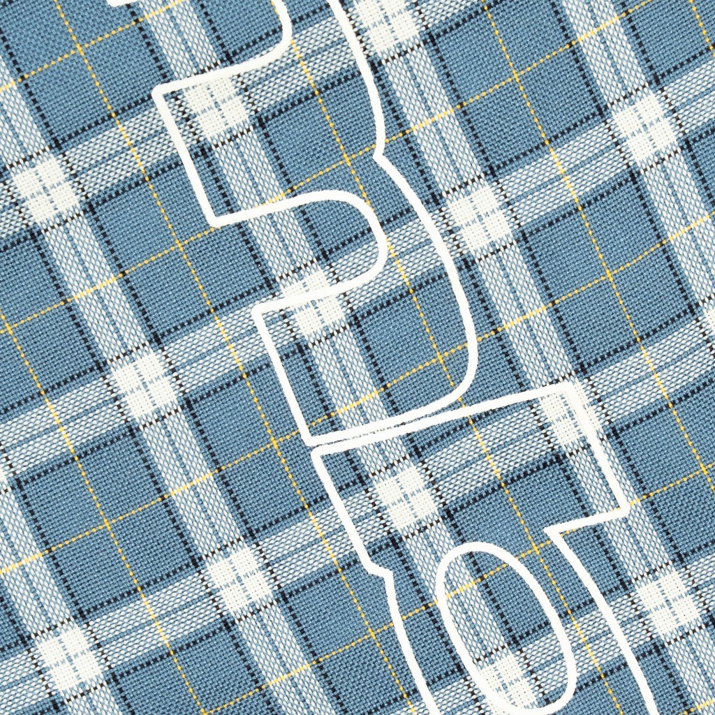 AccentAmbios Kemeja Boxy Unisex Blue Bell Plaid Shirt Plaid Fabric