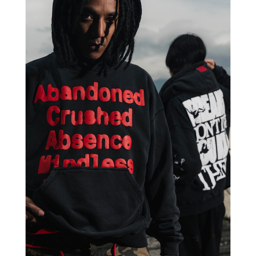 AccentAmbios Emptiness Vintage Washed Hoodie 330 Gsm