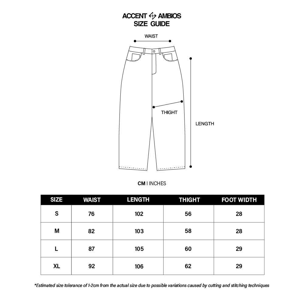 AccentAmbios Unrest Camo Cargo Baggy Pants