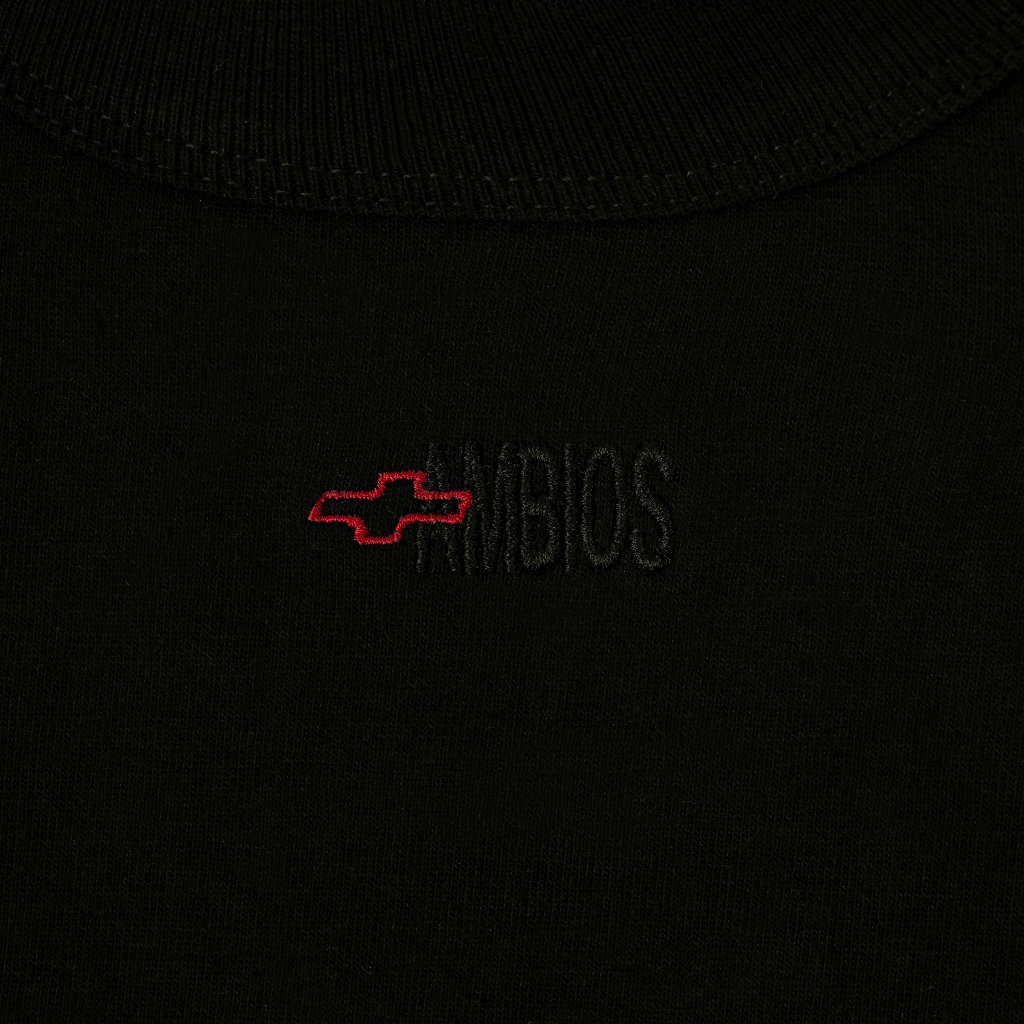 AccentAmbios Fitted Tee Unisex 16s Blank Black Cotton 16s