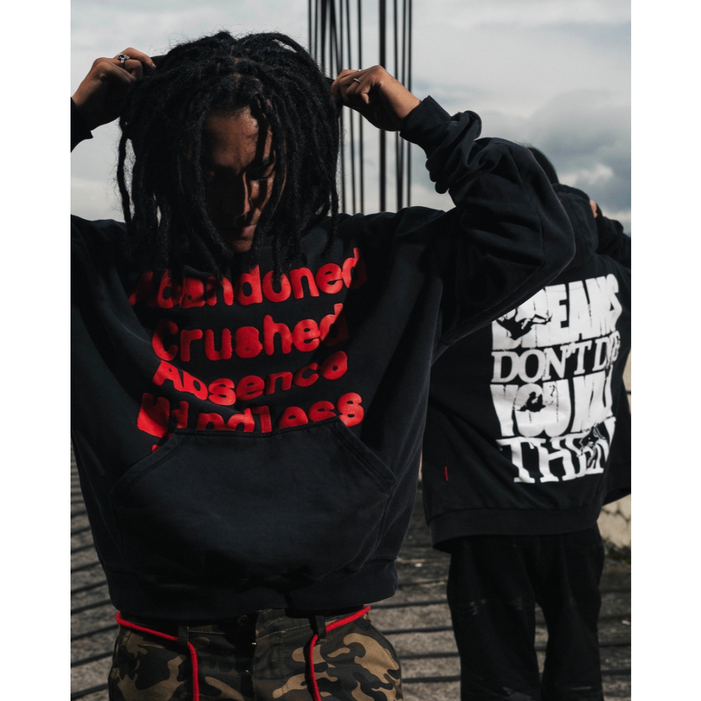 AccentAmbios Emptiness Vintage Washed Hoodie 330 Gsm