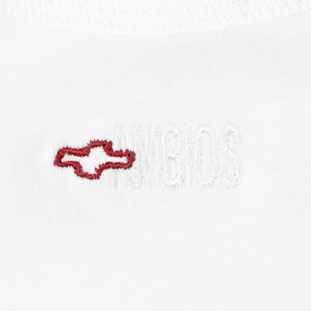 AccentAmbios Fitted Tee Unisex 30s Blank White Cotton 30s