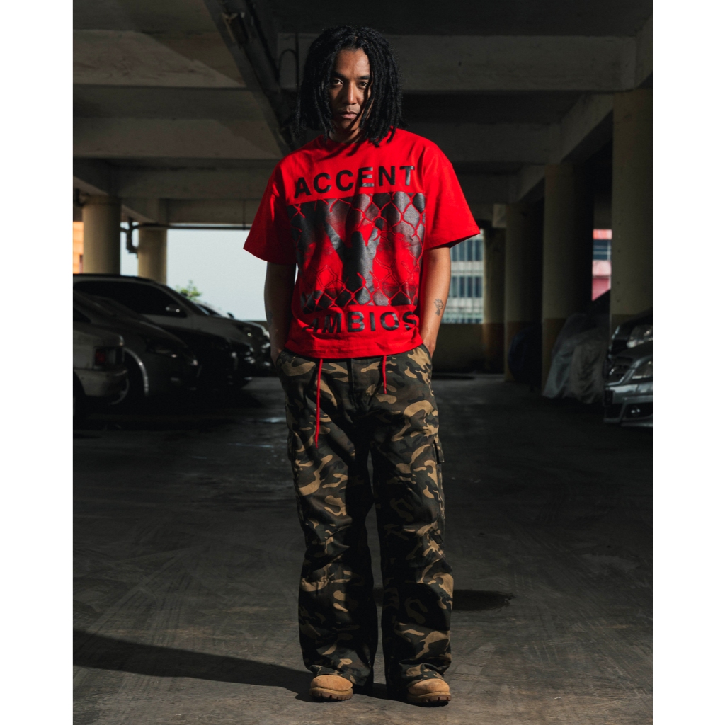 AccentAmbios Unrest Camo Cargo Baggy Pants