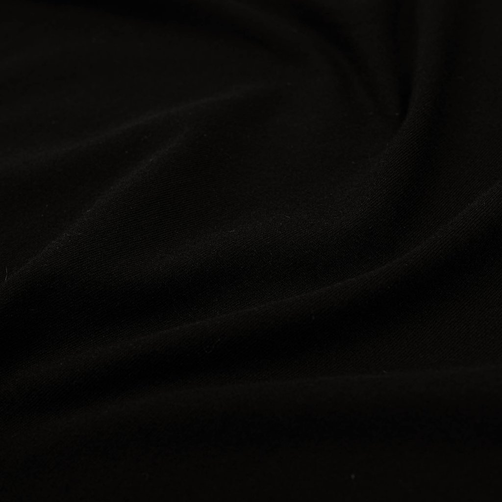 AccentAmbios Fitted Tee Unisex 30s Blank Black Cotton 30s