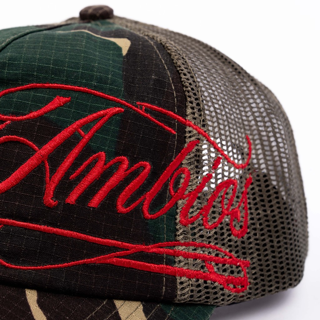 AccentAmbios Trucker Hat Unisex Ambios Army Black Ribstop