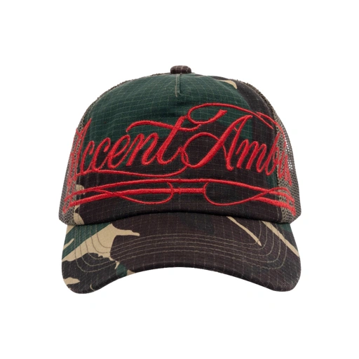 AccentAmbios Trucker Hat Unisex Ambios Army Black Ribstop