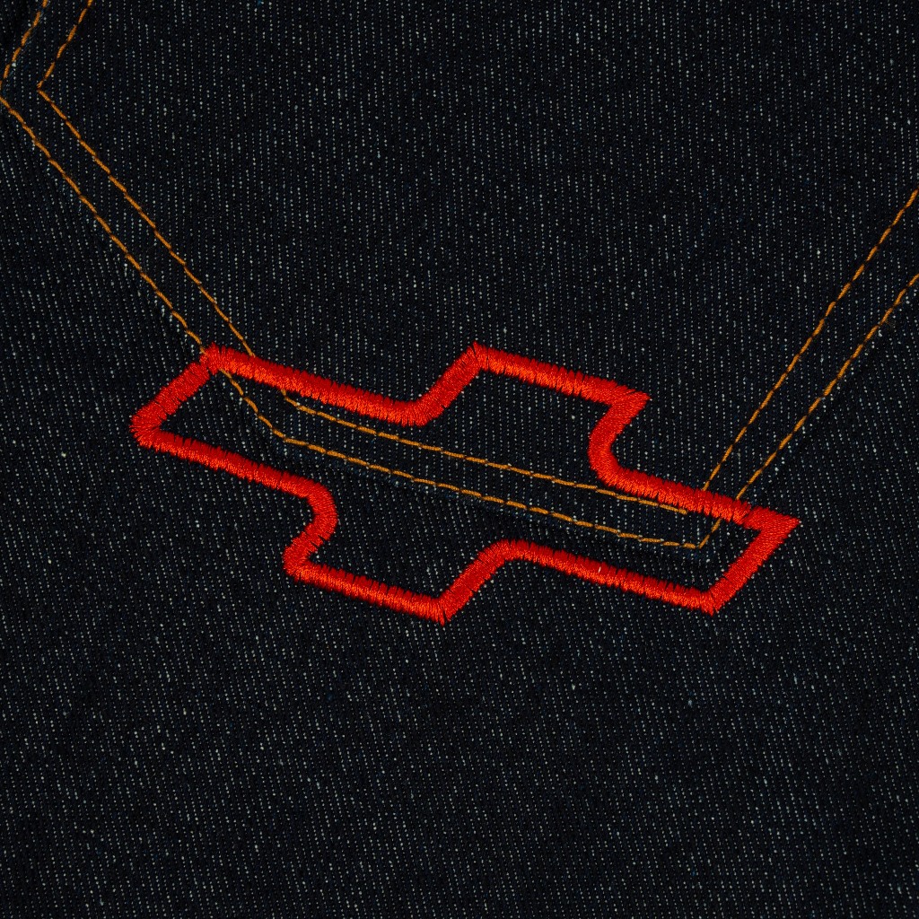 AccentAmbios Jorts Unisex Obscene Denim Blue Denim