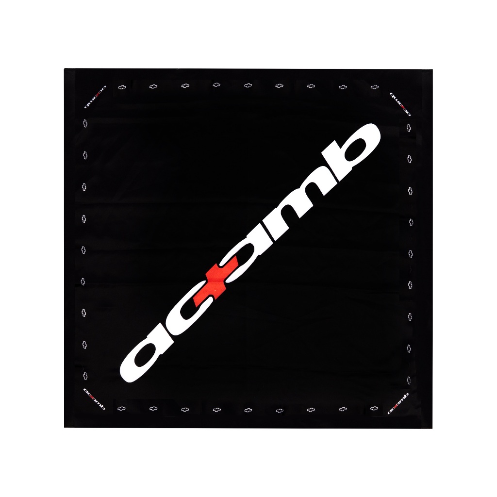 AccentAmbios Scarf Unisex Morph Black Scarf Parasut Crinkle