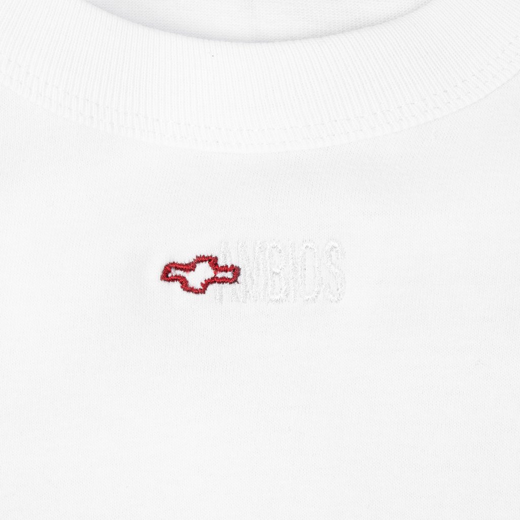 AccentAmbios Fitted Tee Unisex 16s Blank White Cotton 16s