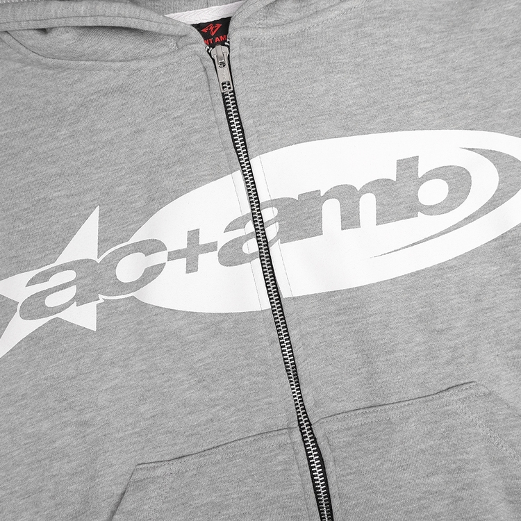 AccentAmbios Asterisk Misty Grey Boxy Hoodie 330 Gsm